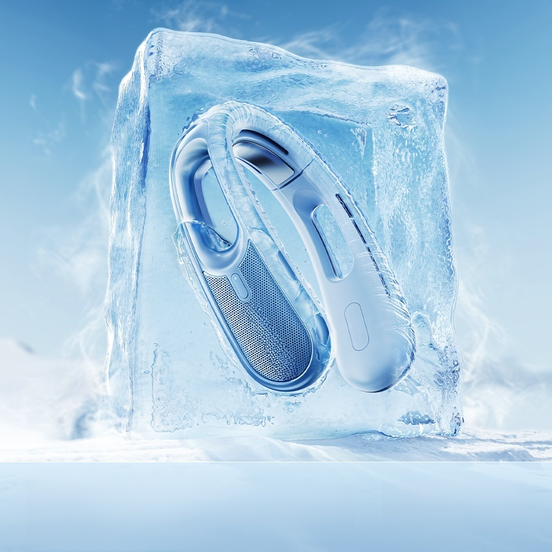 「冷風倍増」首掛け扇風機