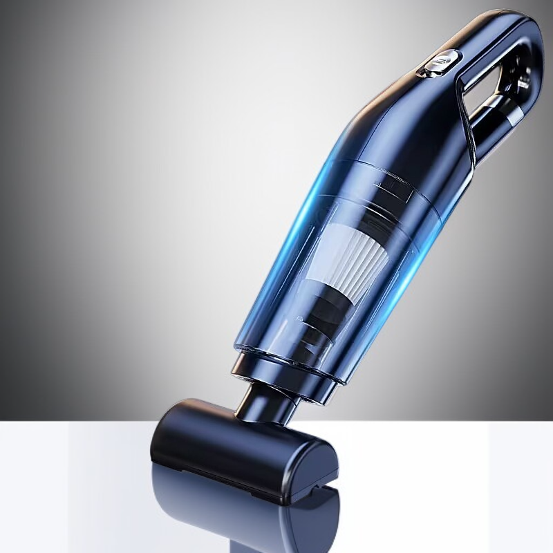 車用掃除機 車用ワイヤレス充電 ハンドヘルド掃除機 車または家庭用 120W ハイパワー吸引 乾湿両用