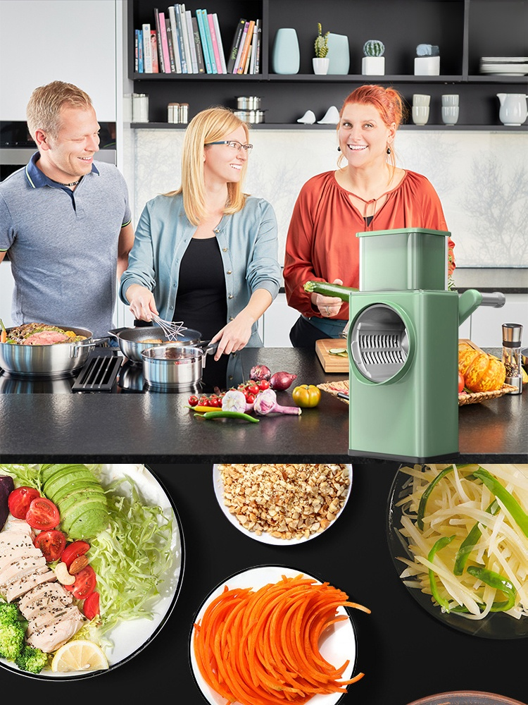 قطاعة خضار المانية متعددة الوظائف (هدية فرشاة مجانية)