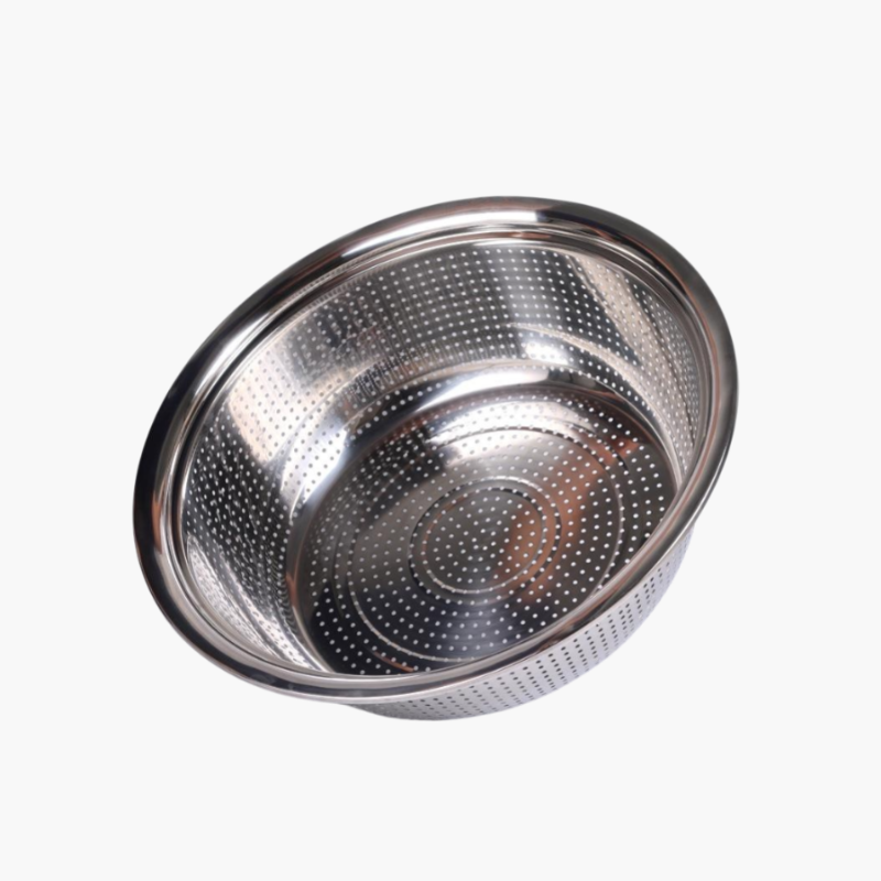 Stainless steel large colander