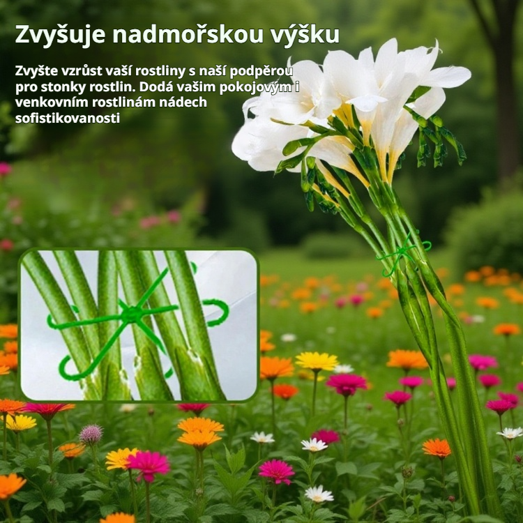 Skládací svorka na stonky popínavých rostlin