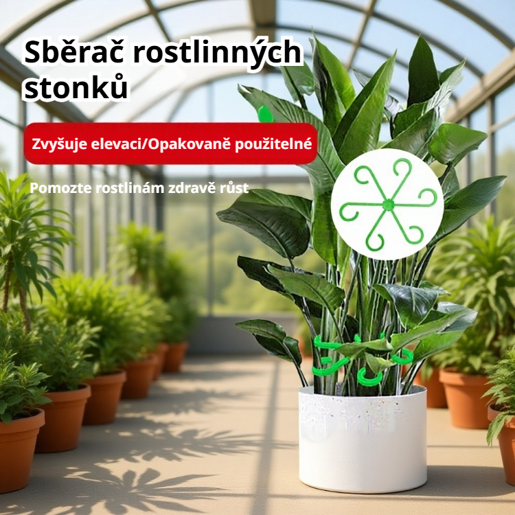 Skládací svorka na stonky popínavých rostlin