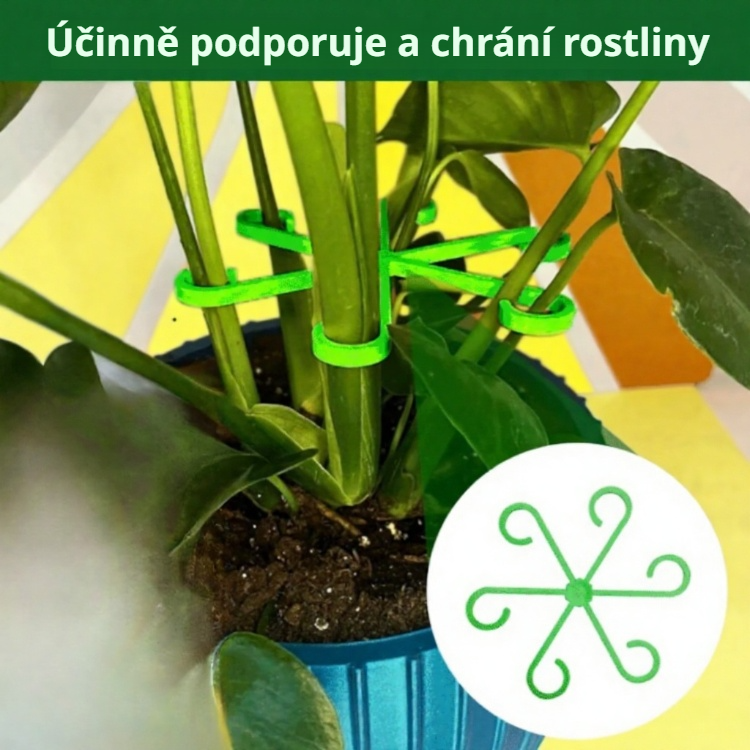 Skládací svorka na stonky popínavých rostlin