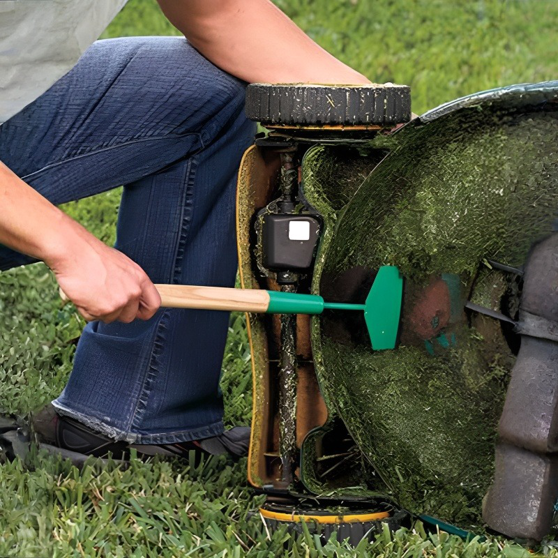 園芸用具 芝刈り機用ブレードクリーナー 庭掃除用スクレーパー 剪定ナイフ 園芸用具