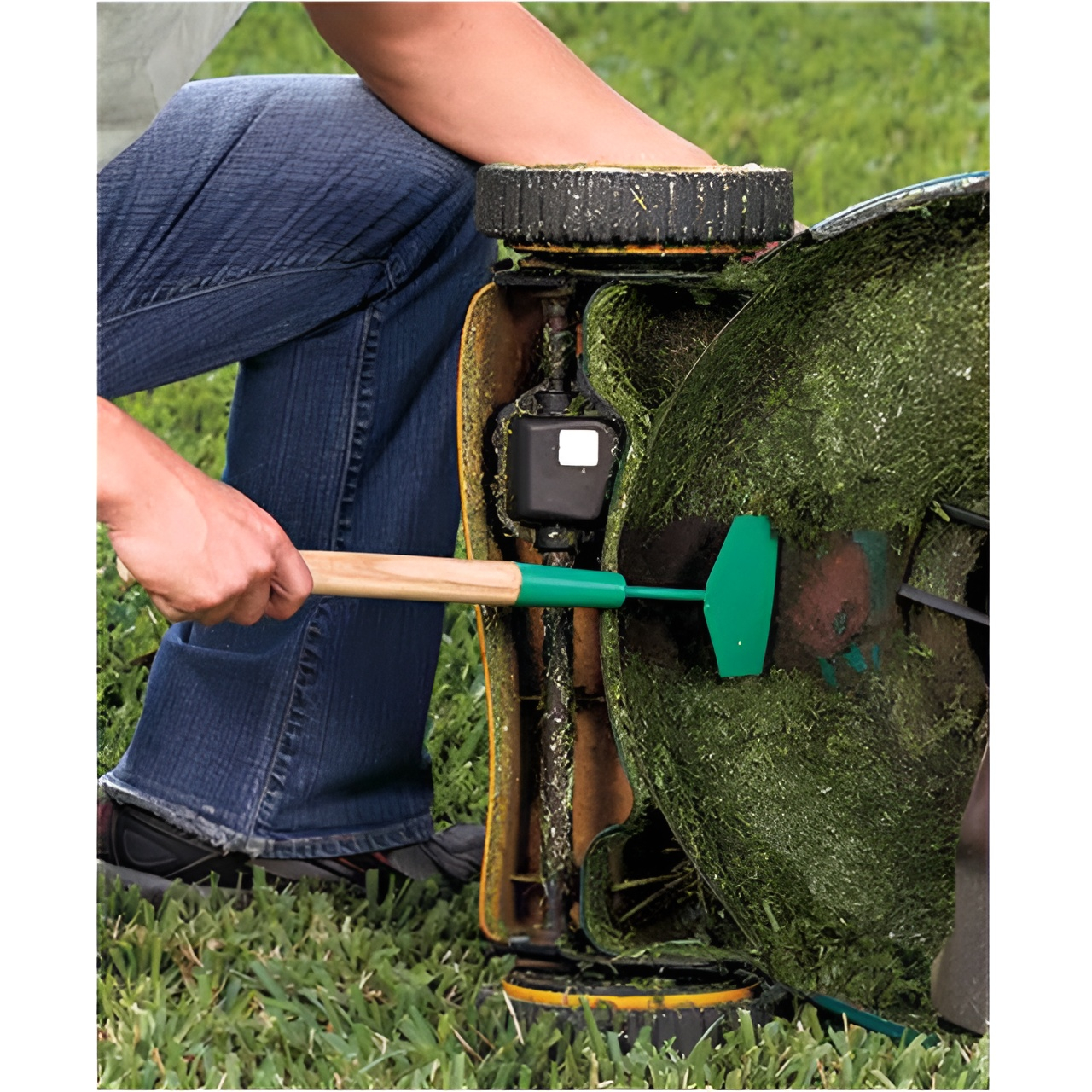 園芸用具 芝刈り機用ブレードクリーナー 庭掃除用スクレーパー 剪定ナイフ 園芸用具