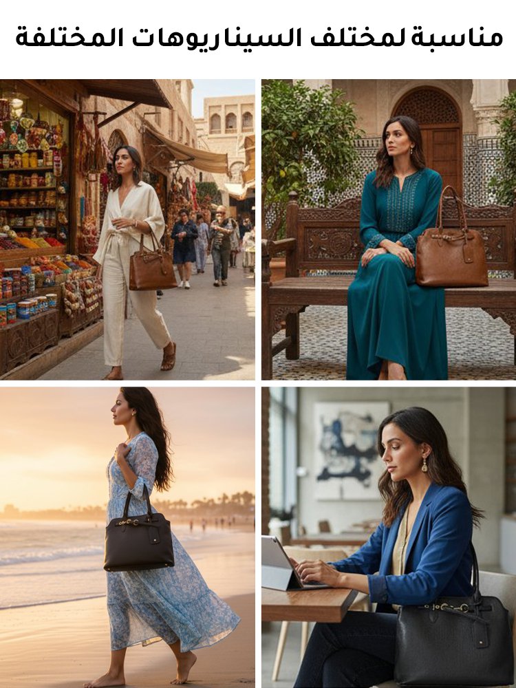 حقيبة كتف بتصميم إبزيم الحزام العتيق