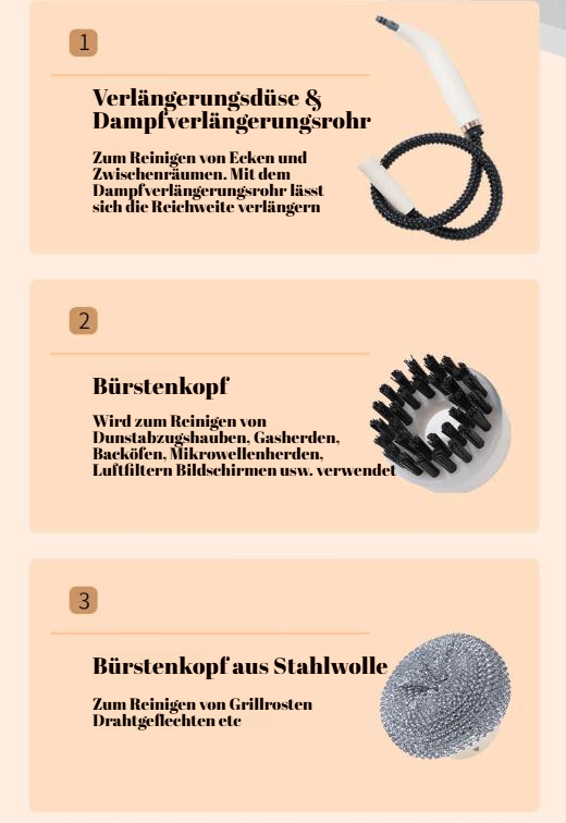 JMY Dampfreiniger für professionelle Sauberkeit zu Hause