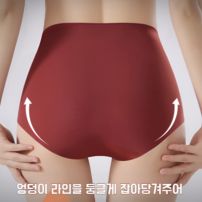 코믹 허리 리퀴드 바디 하이웨스트 조거 팬츠 여삼각팬티