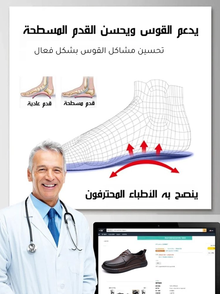 【مصنوع يدويًا بالكامل】حذاء رجالي بتصميم من الجلد المتداخل، برأس واسع ومريح للقدم