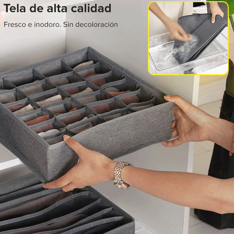 Caja de almacenamiento de ropa interior plegable