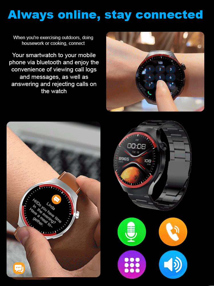 SL-WATCH4PROChytré hodinky s kulatou obrazovkou pro průzkum vesmíru