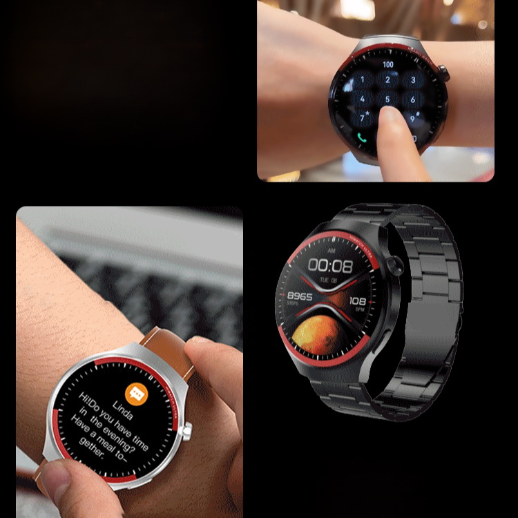 Space Exploration Round Screen Smart Watch