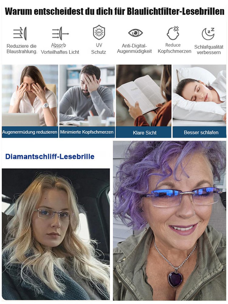 【Sehkraft zurück auf 20 Jahre】Intelligente Fokusveränderung Komfortable Lesebrille