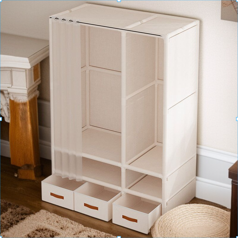 Sturdy and durable simple wardrobe