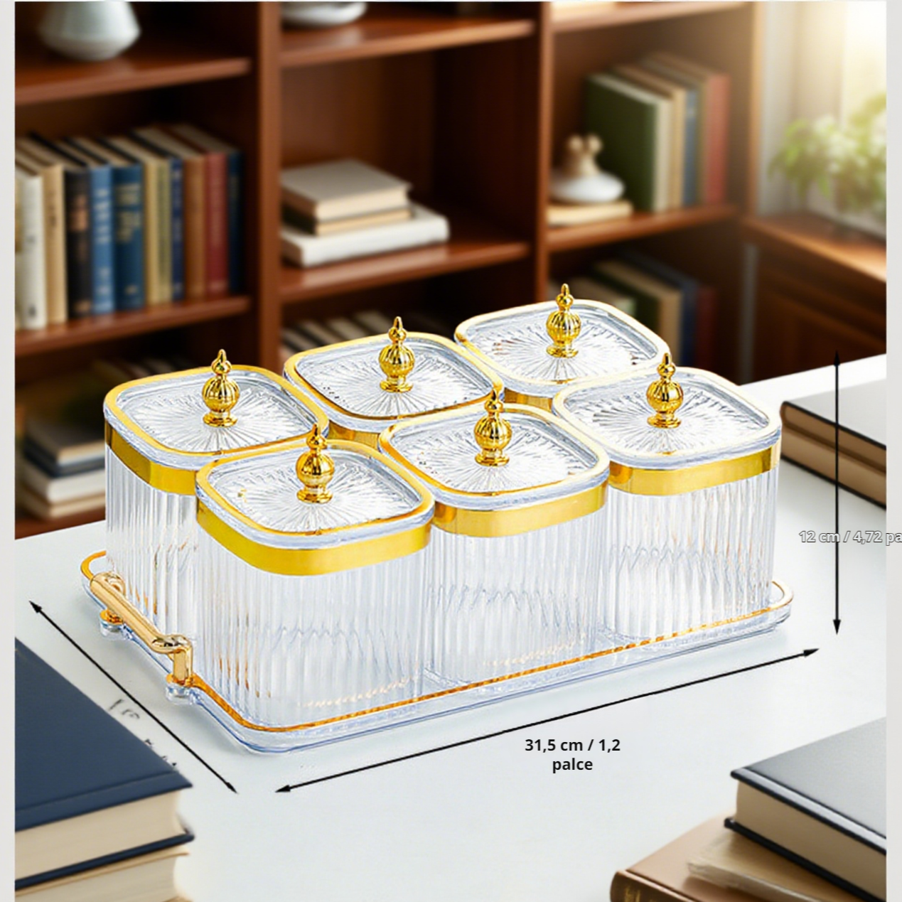 Luxusní dóza na pečivo a sušené ovoce z vysoce kvalitního materiálu