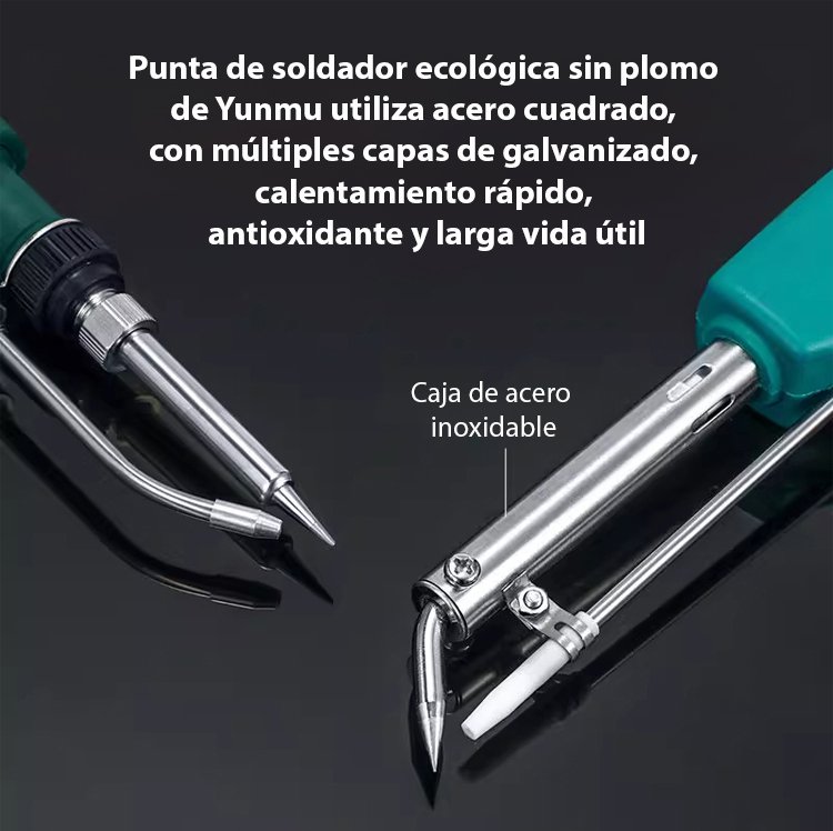 Pistola de soldar manual de calor externo para uso doméstico