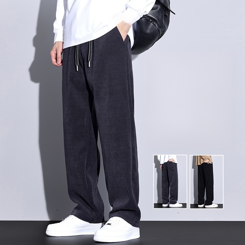 가을겨울 보온 기모 루즈핏 캐주얼 팬츠