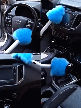 فرشاة تنظيف غبار كهربائية متعددة الوظائف بزاوية 360 درجة 