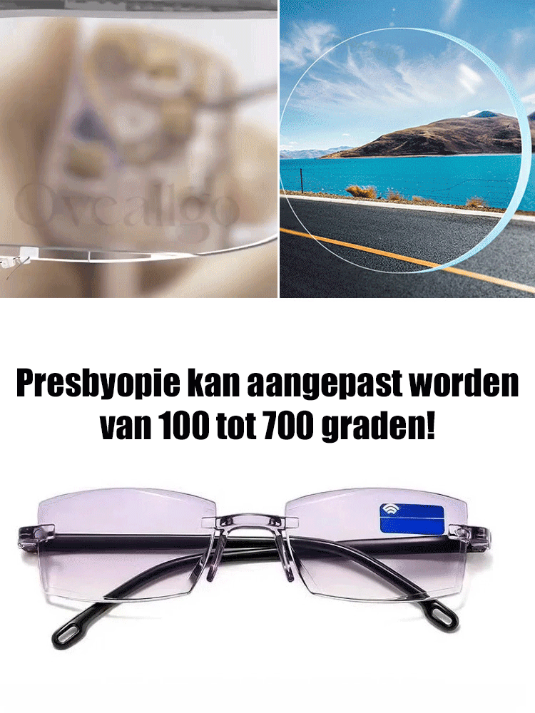 Zwarte technologie anti-straling leesbril