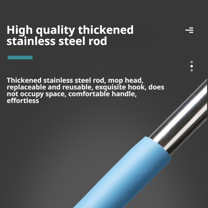 Water buckskin round head nonmarking mop Clean floors without hurting them Oldfashioned mop head