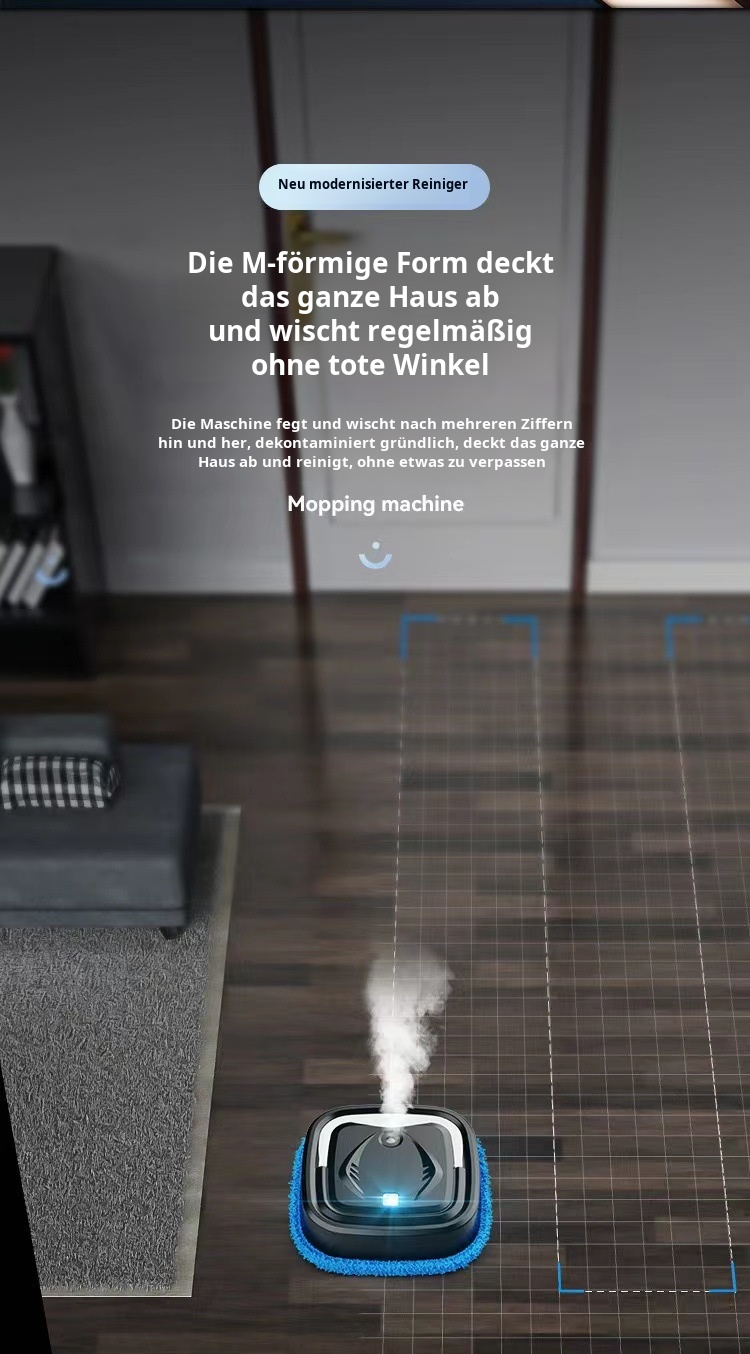 Intelligenter Haushaltsroboter für gründliche Reinigung