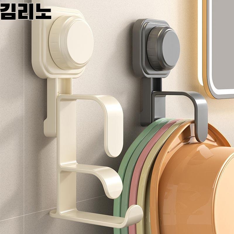 킨리놀 회전식 빨판걸이 욕실 선반 전체 모습