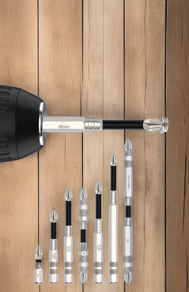 강자성 소재로 제작된 드라이버비트 상세