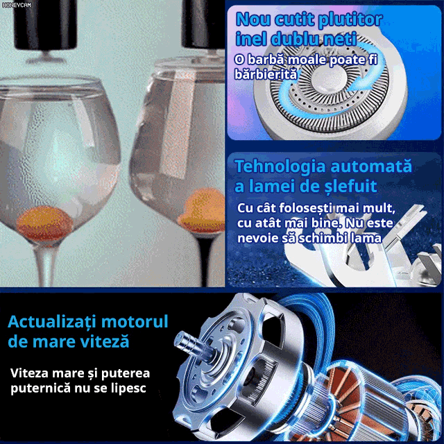 【Standby 365 de zile】Aparat de ras portabil cu coloană romană, lavabil