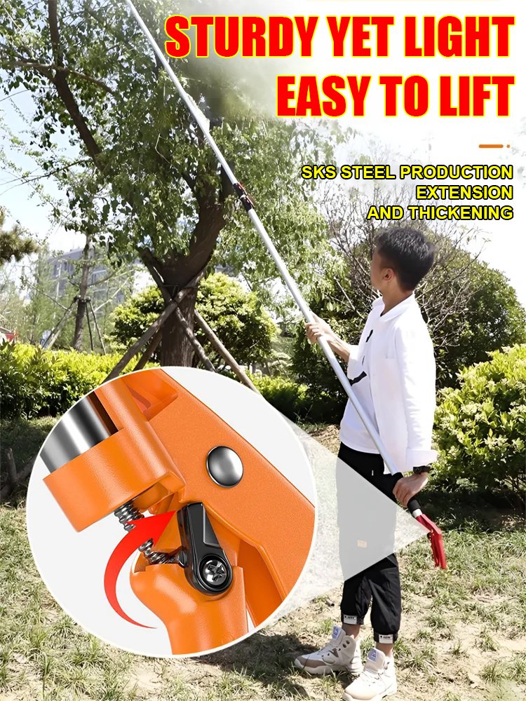 Multi functional stainless steel high branch shear