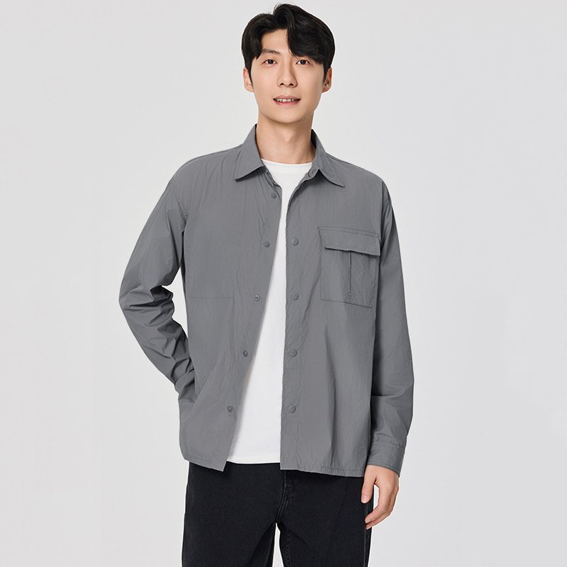 襟付きワークジャケット