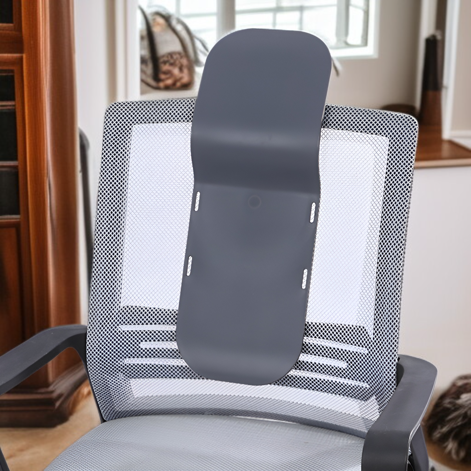 Waist protection cushion with integrated backrest for ergonomic support