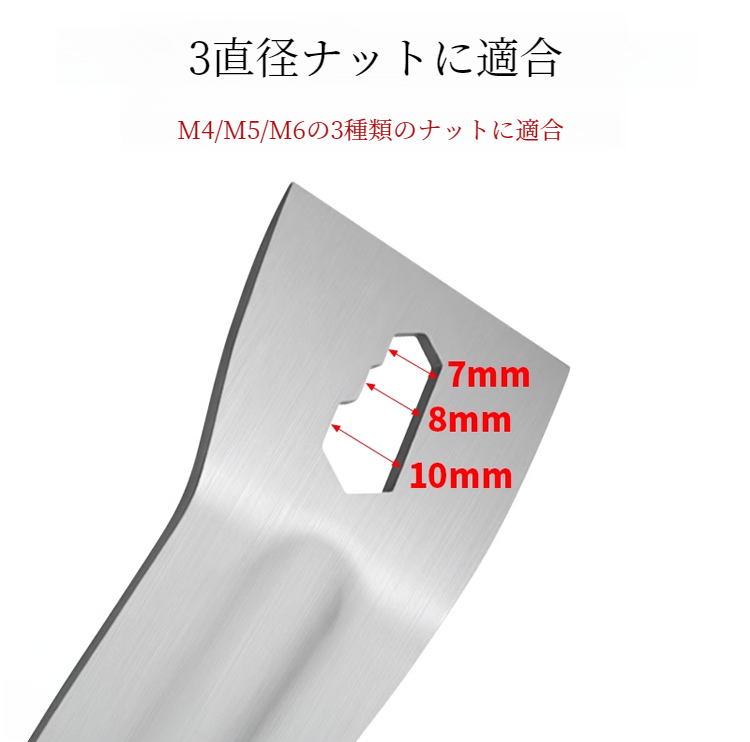 多用途バールの機能説明イラスト