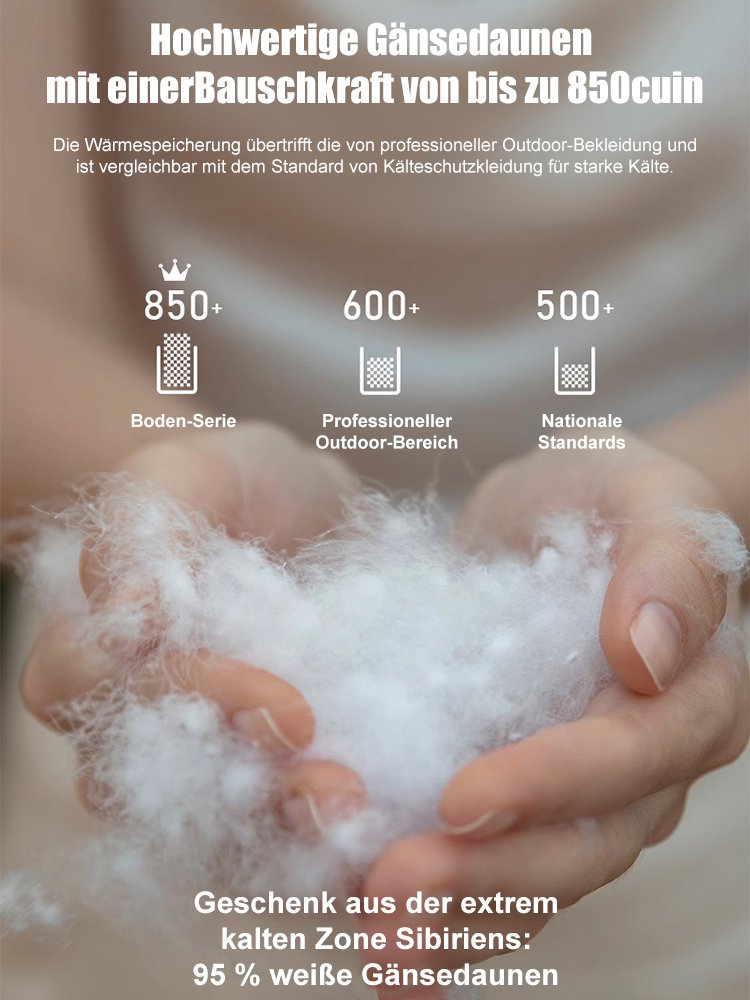 【Fünf-Sterne-Hotel-Edition】Luxuriöse Daunendecke