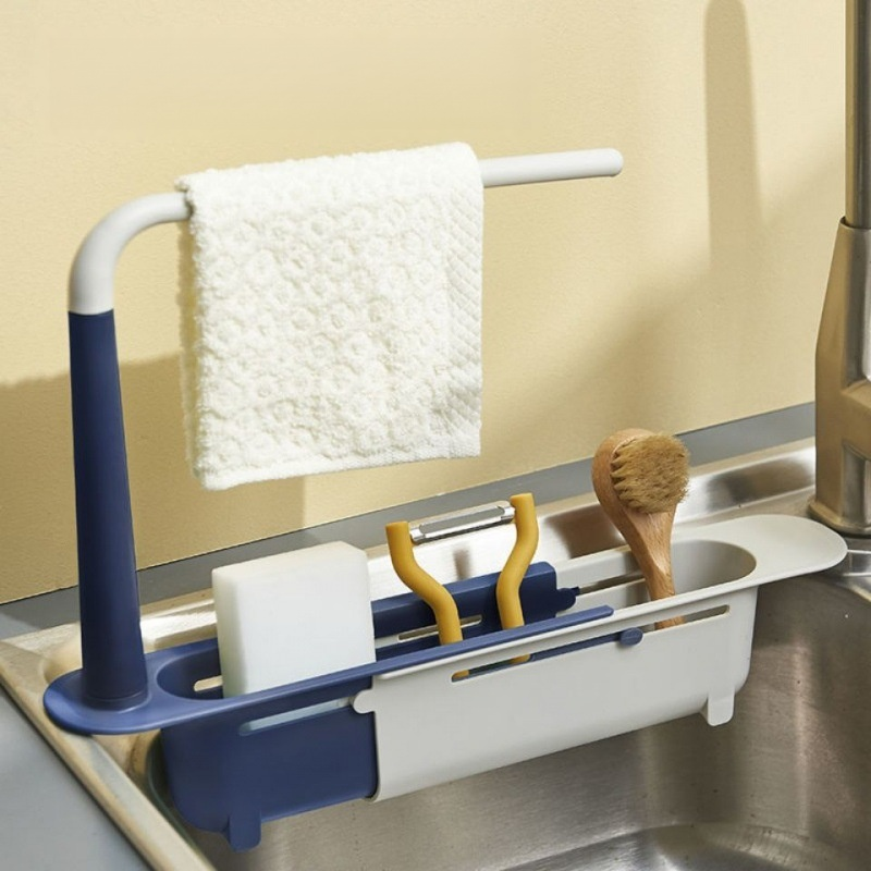 Teleskopregal für die Spüle