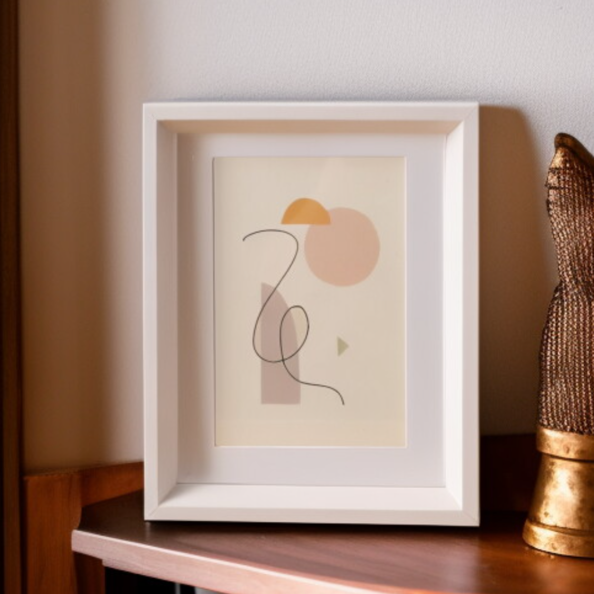 Double-sided transparent acrylic photo frame display stand