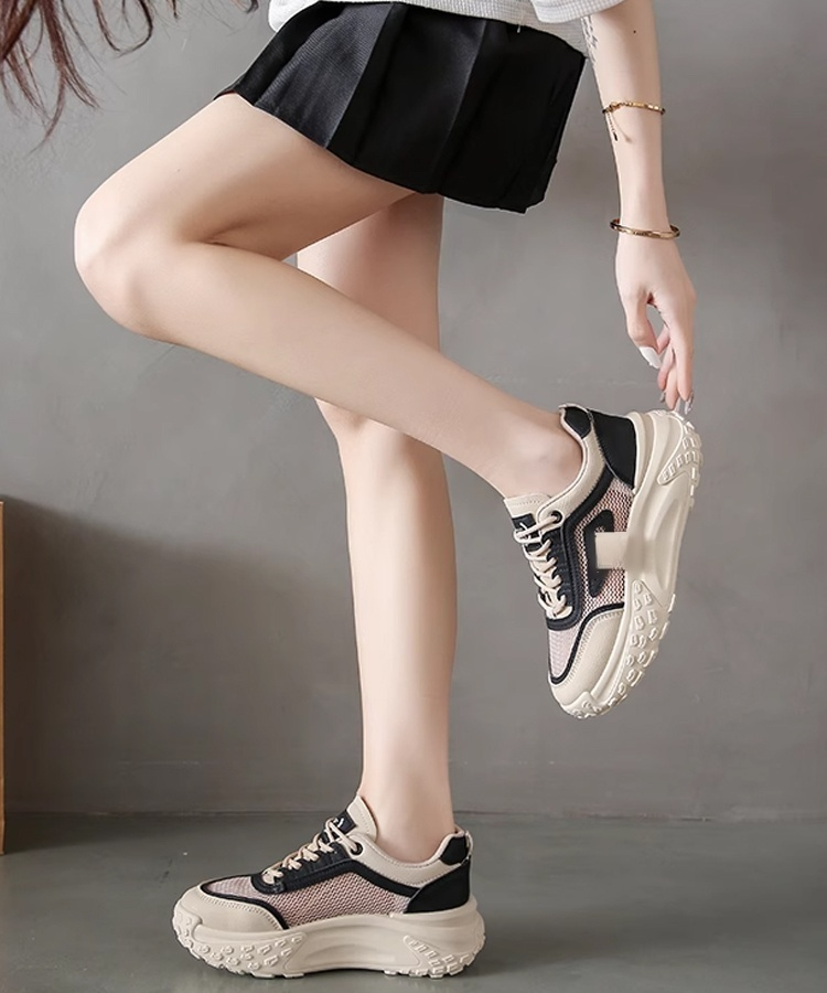 통기 통굽 여성 운동화