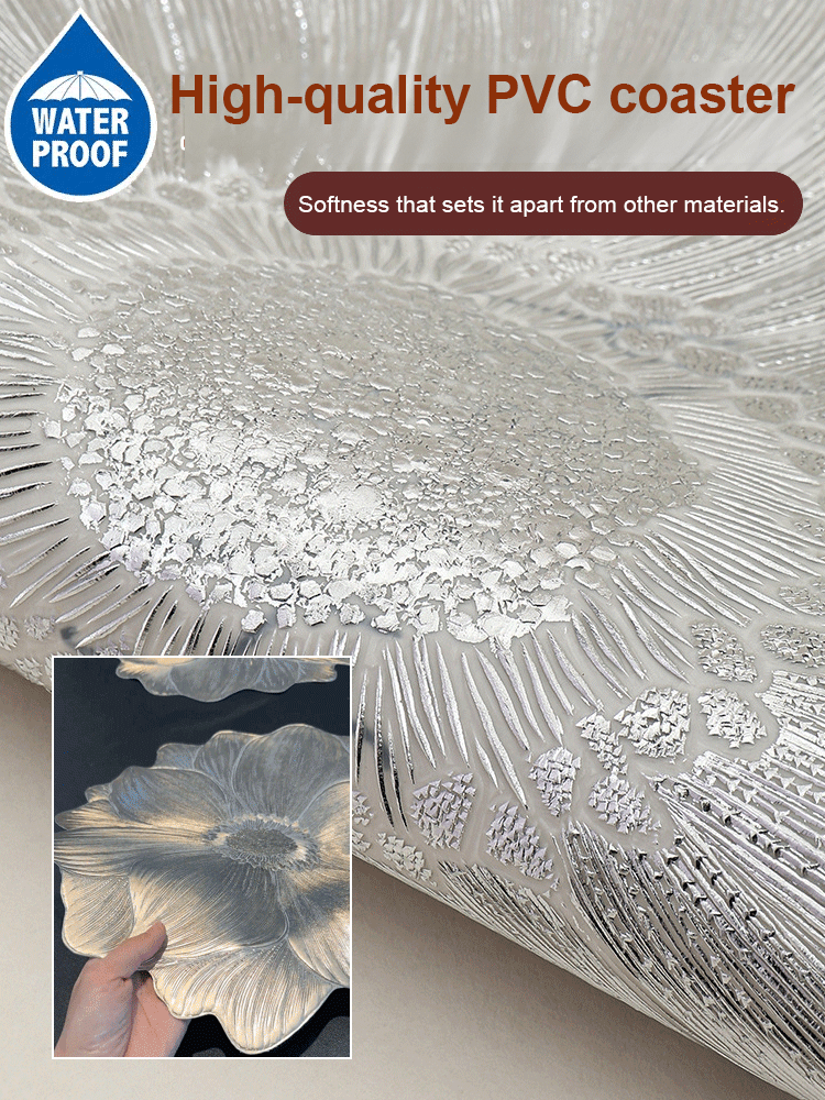 JS-[220° high temperature resistance] flower heat-proof and waterproof hot stamping insulation mat