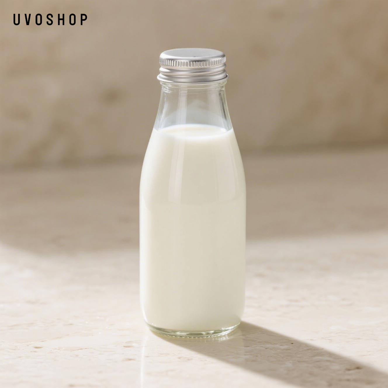 Envase individual de leche pura de alta calidad