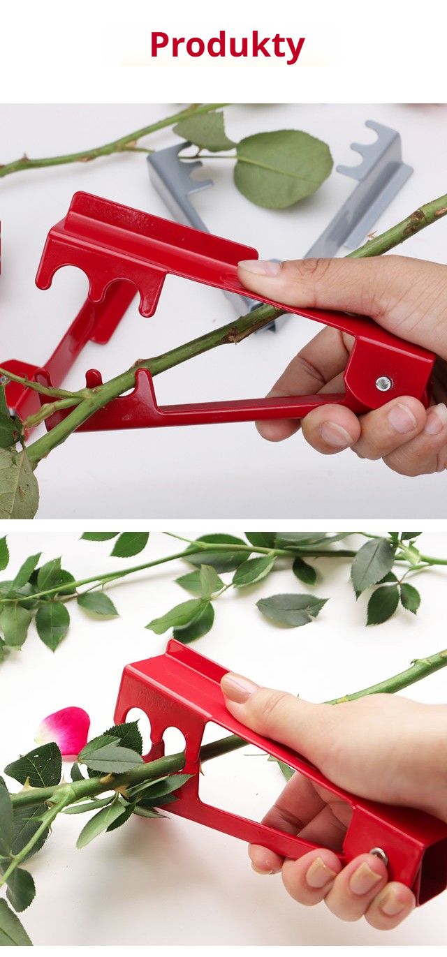 Nástroj na odstraňování trnů z čerstvých růží