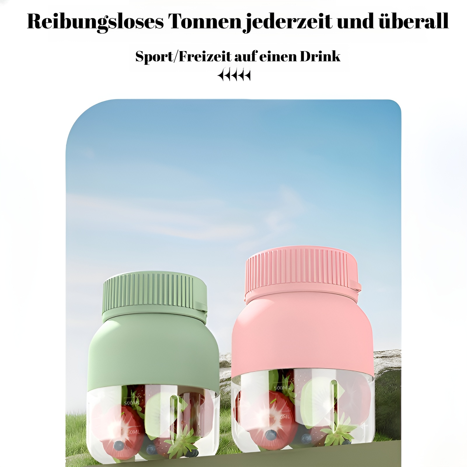 Neuer Ton-Ton-Entsafterbecher, multifunktionaler, frischer Saft, kabelloser, tragbarer Entsafter für