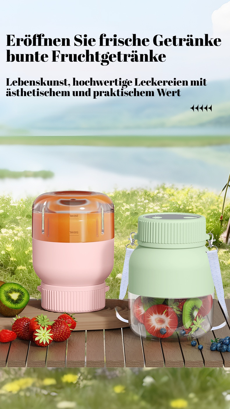 Leicht zu reinigender multifunktionaler Entsafter