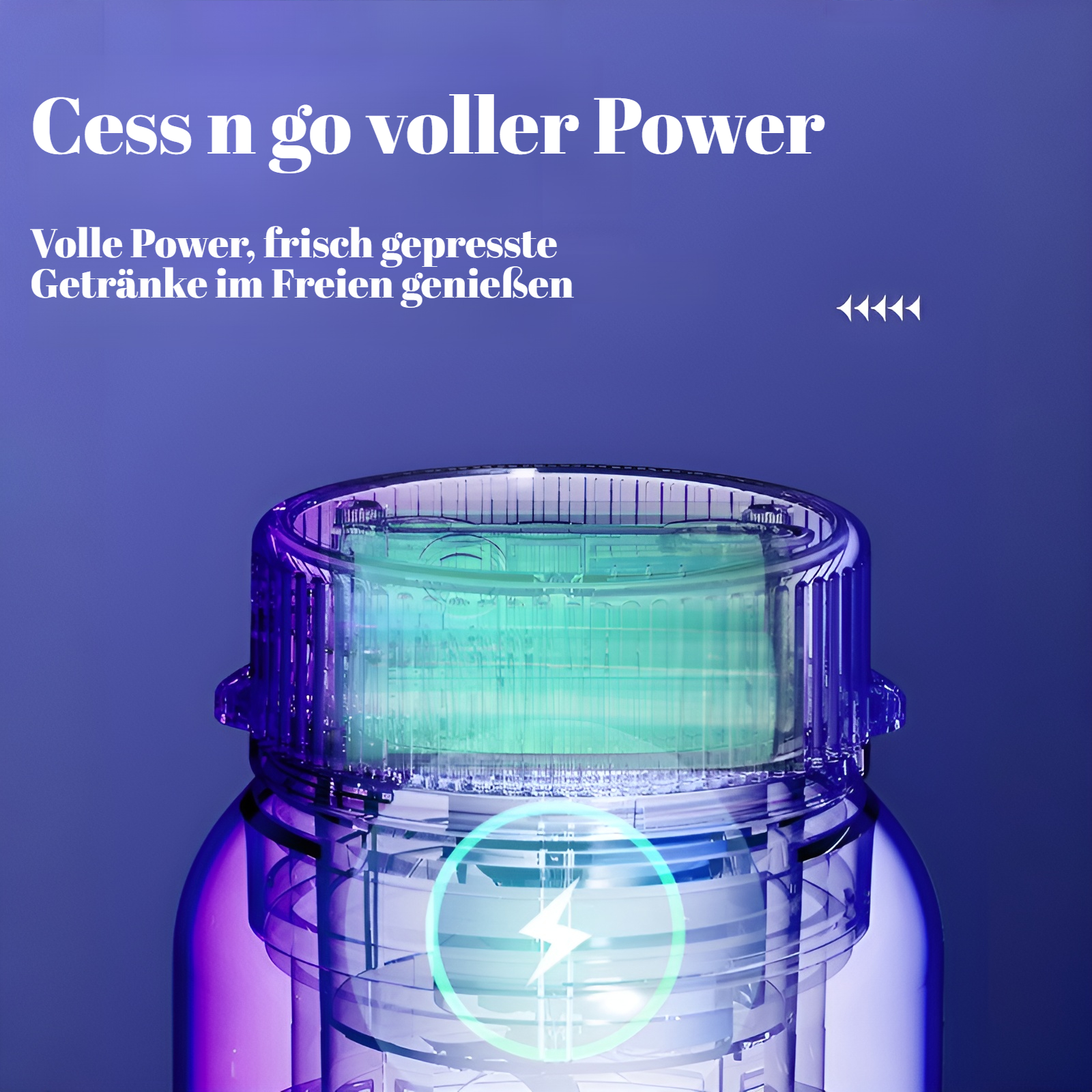 Neuer Ton-Ton-Entsafterbecher, multifunktionaler, frischer Saft, kabelloser, tragbarer Entsafter für