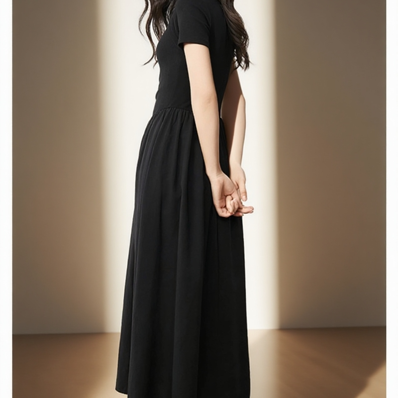 날씬해 보이는 허리라인 원피스 디테일