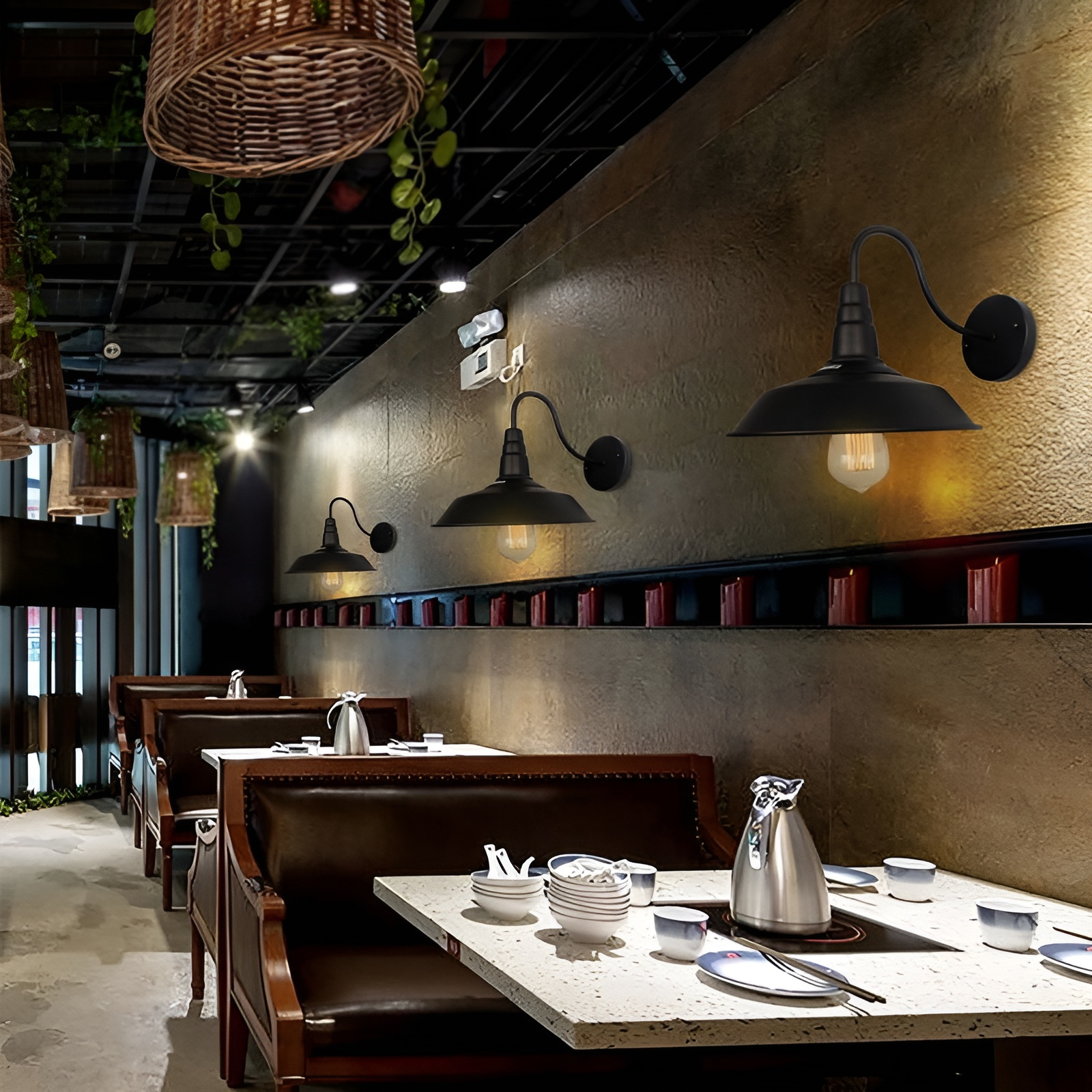 復古工業風戶外壁燈