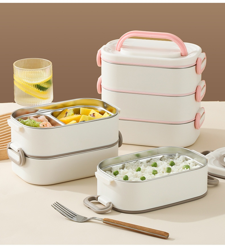 Nachhaltige Bento Box aus Edelstahl für Schule oder Büro