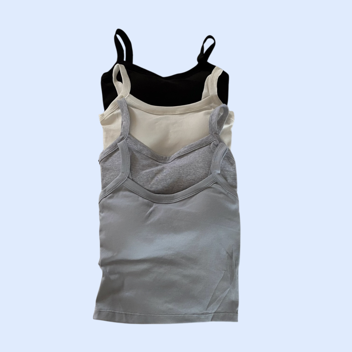 カジュアルなチューブトップキャミソール