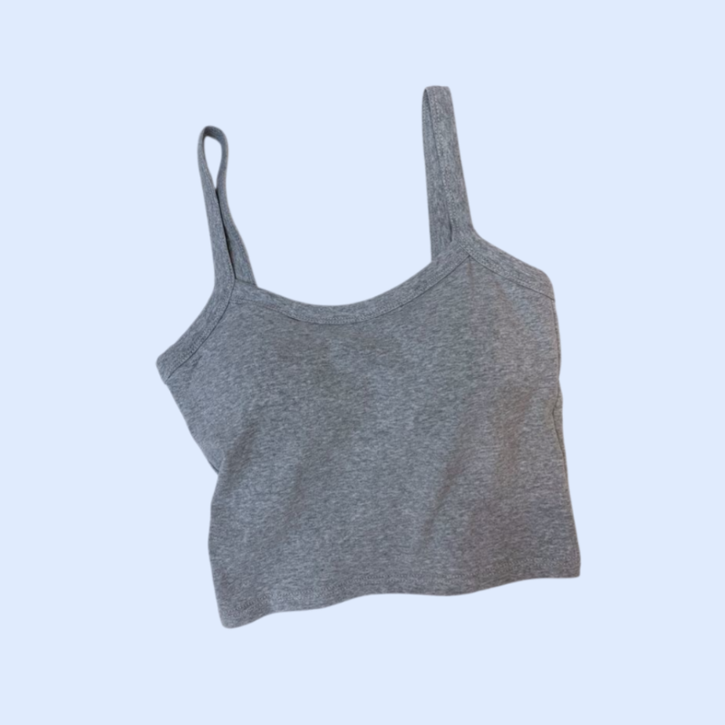 カジュアルなチューブトップキャミソール