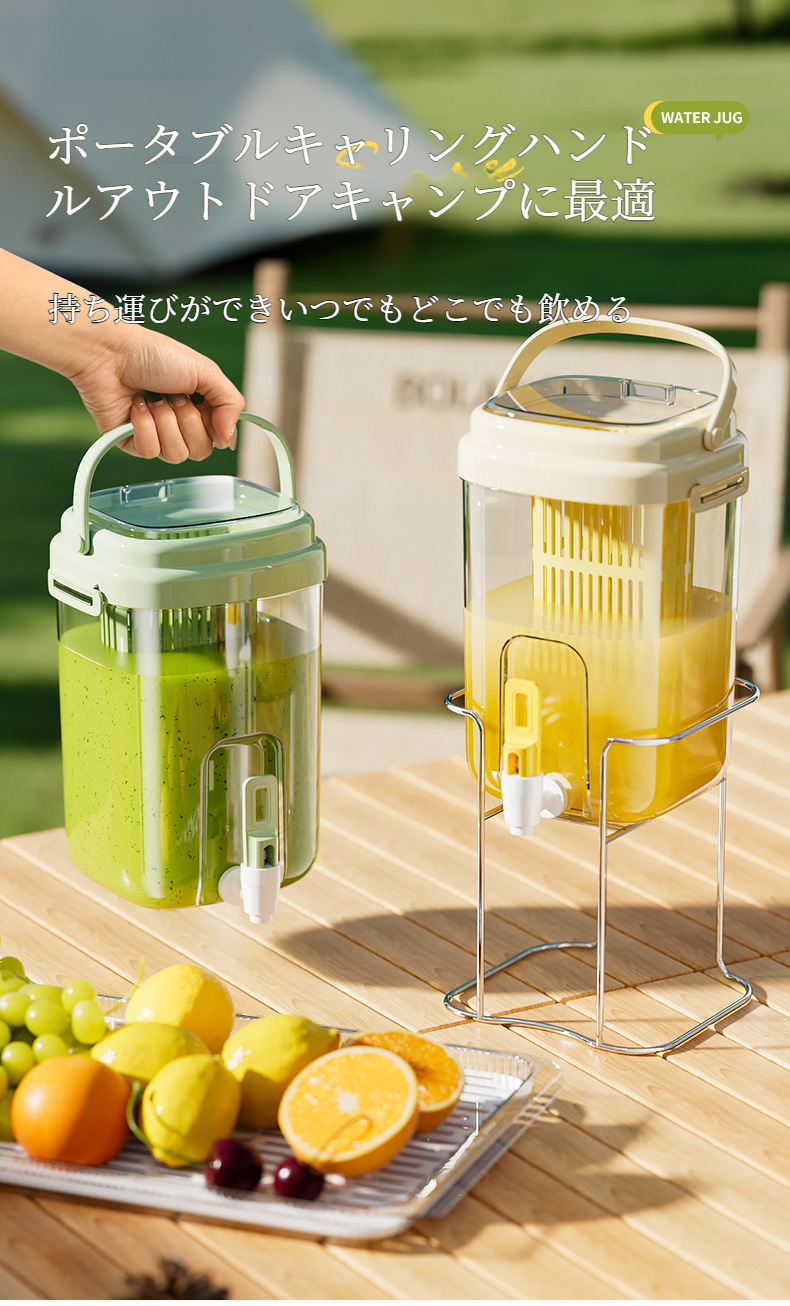 ビールやジュースのサーバーとして使えるバケツ