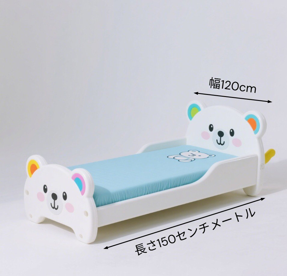 子供用木製ベビーベッド