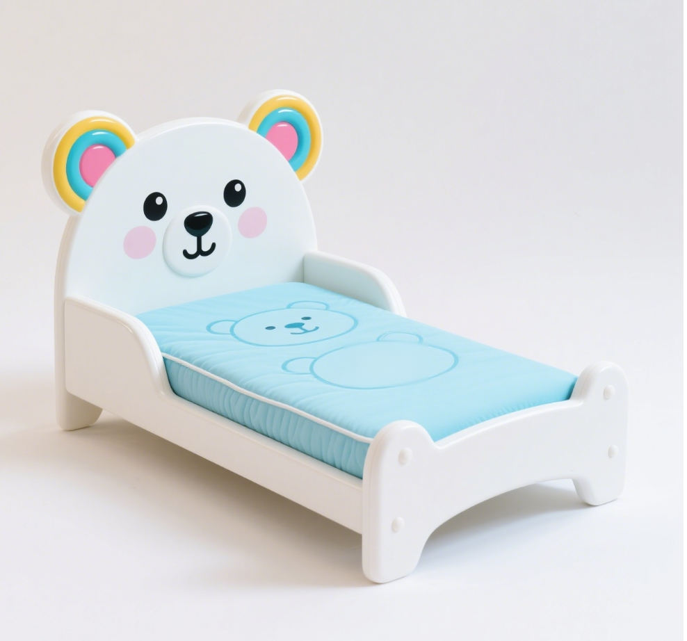 子供用木製ベビーベッド